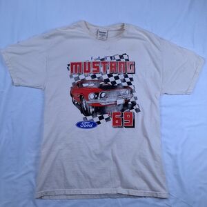 Ford Cream Short Sleeve Racing Tee